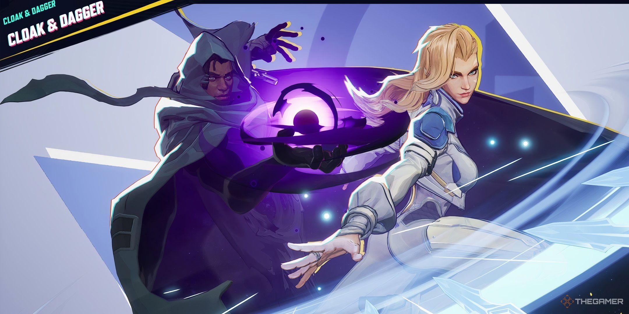 Cloak and Dagger's MVP screen from Marvel Rivals.