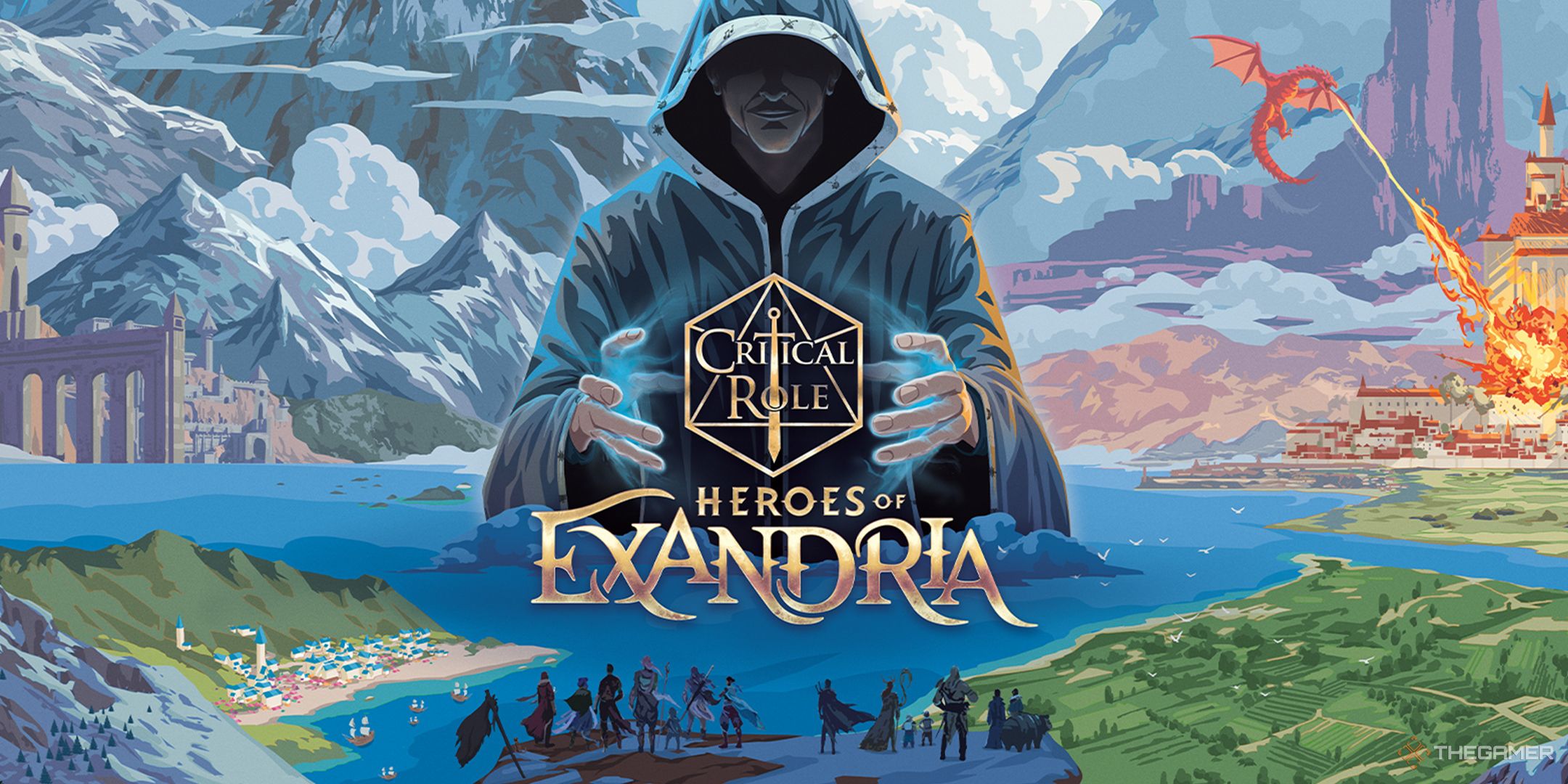 Critical Role Heroes of Exandria key art.