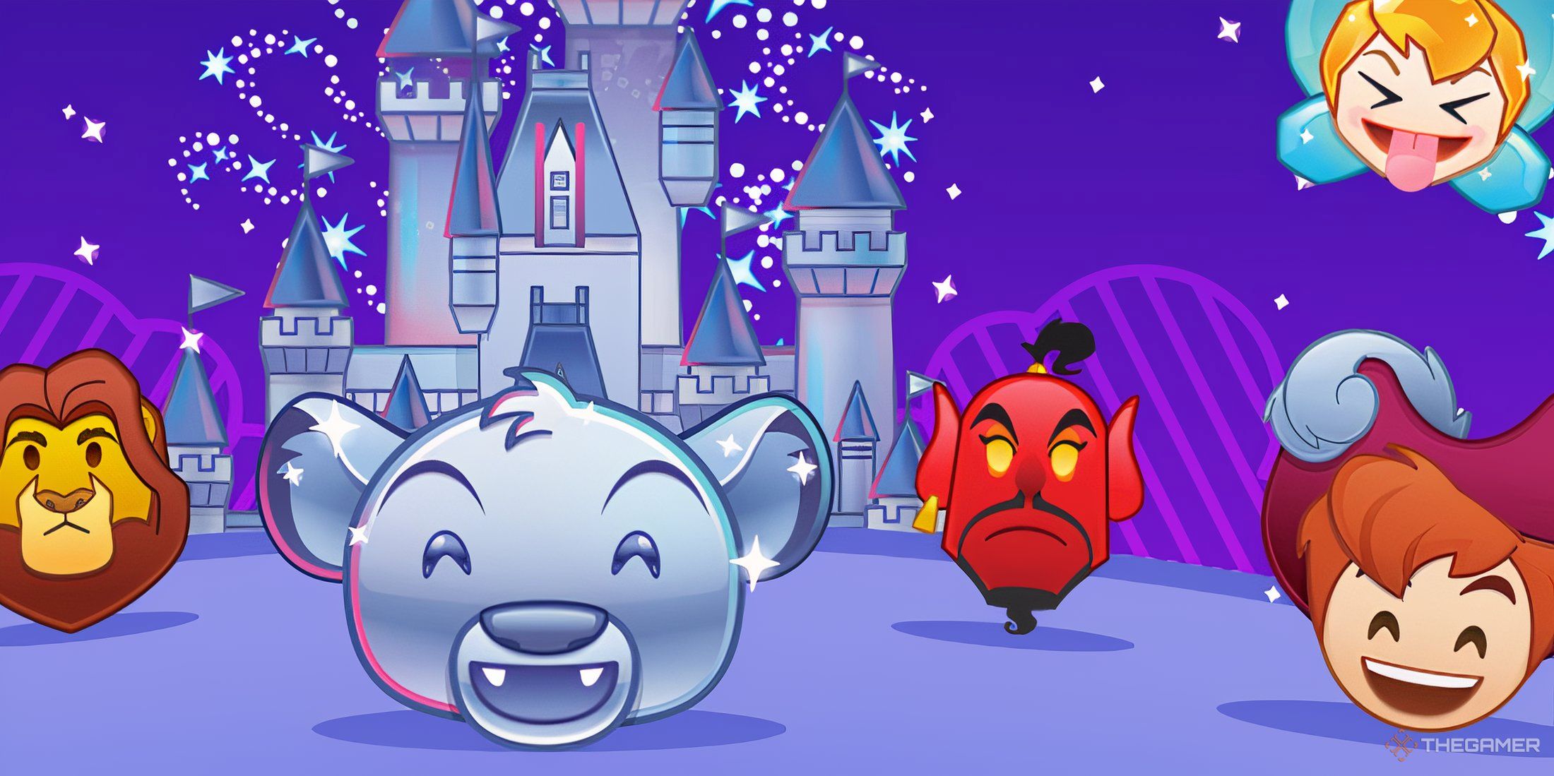 Key art from the game Disney Emoji Blitz.