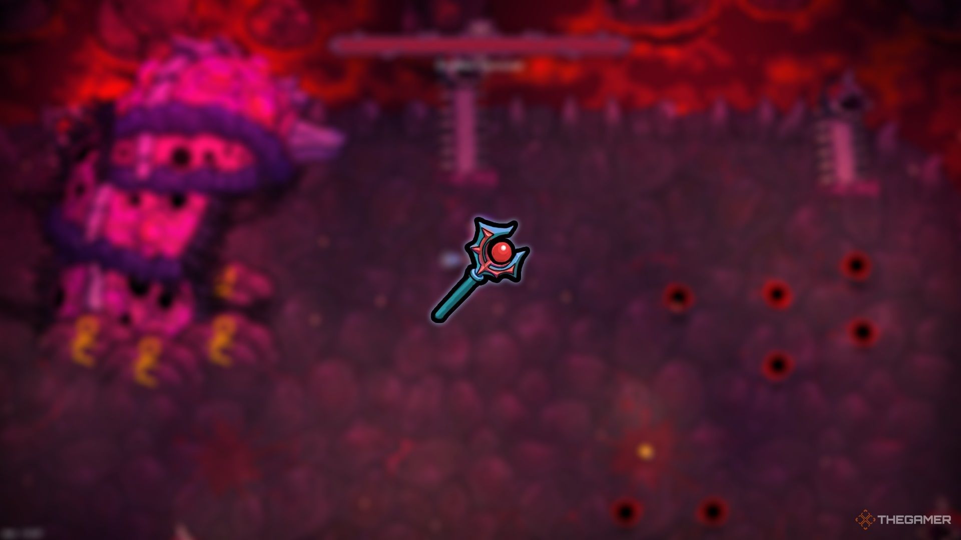 The Faultless staff in Magicraft.