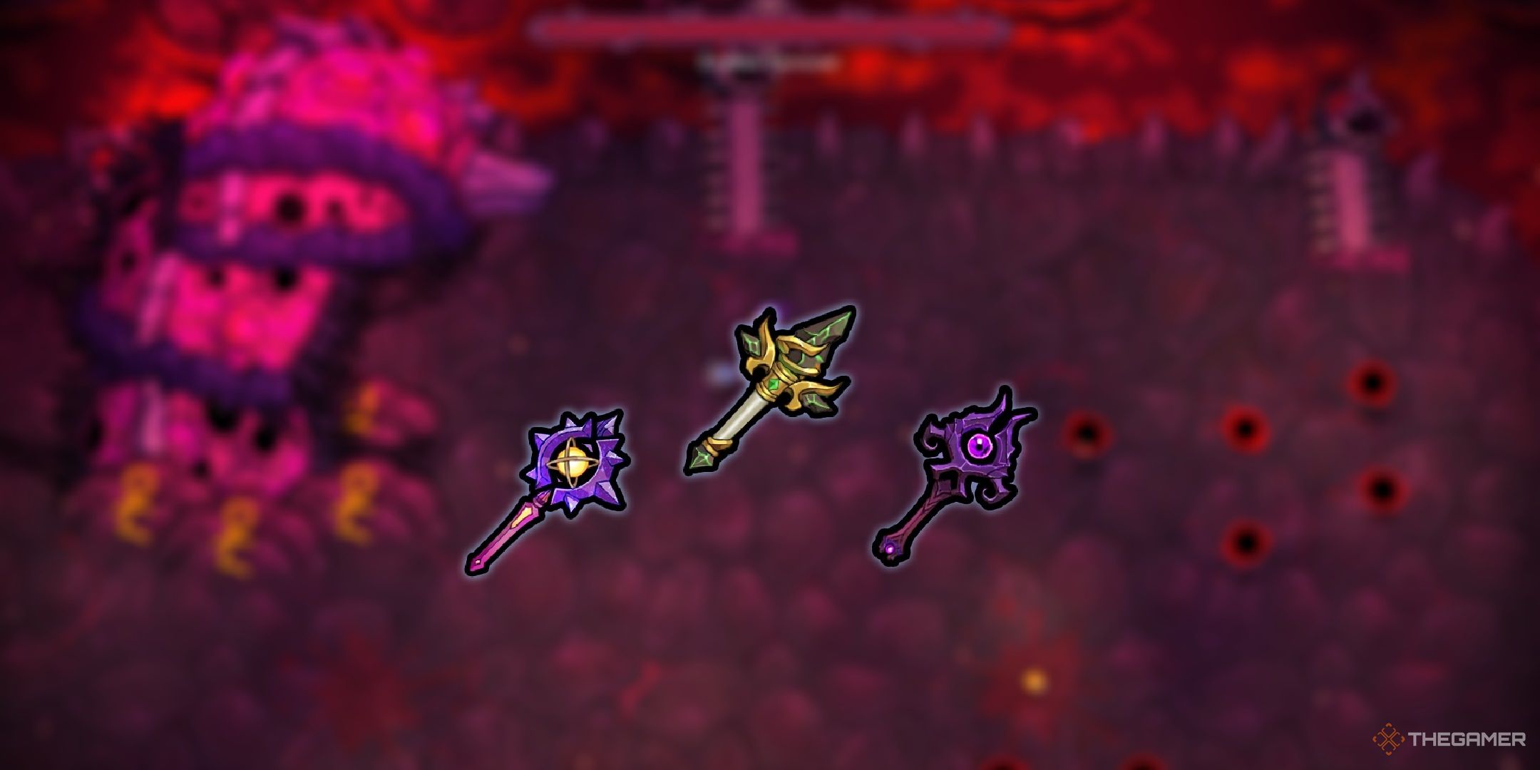 Three staffs in Magicraft.