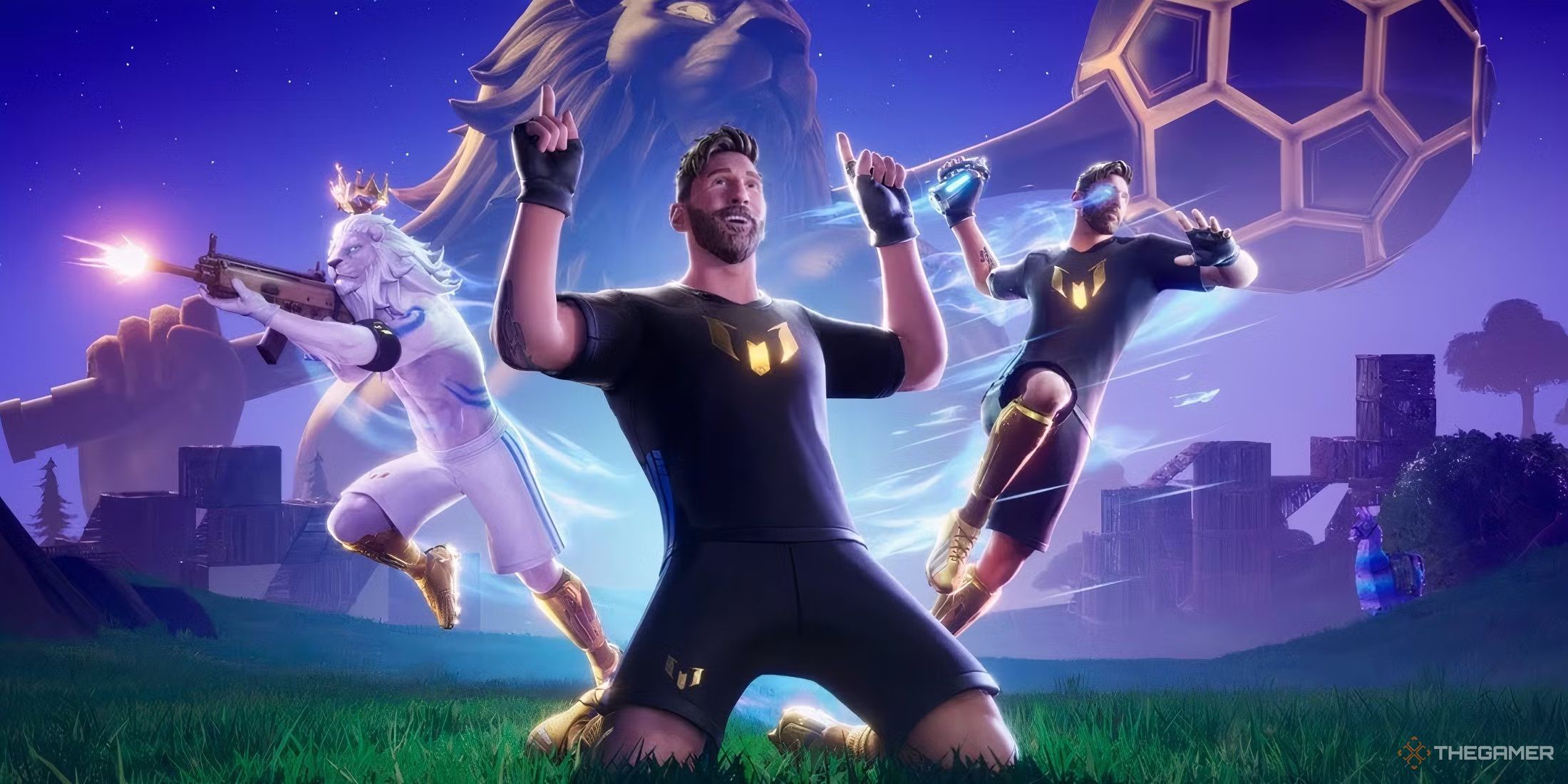 A photo of Messi in Fortnite.