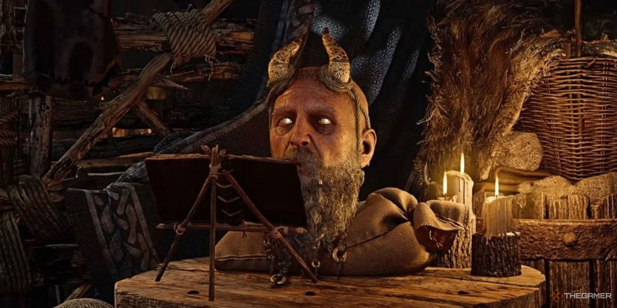 میمیر در God of War: Ragnarok.