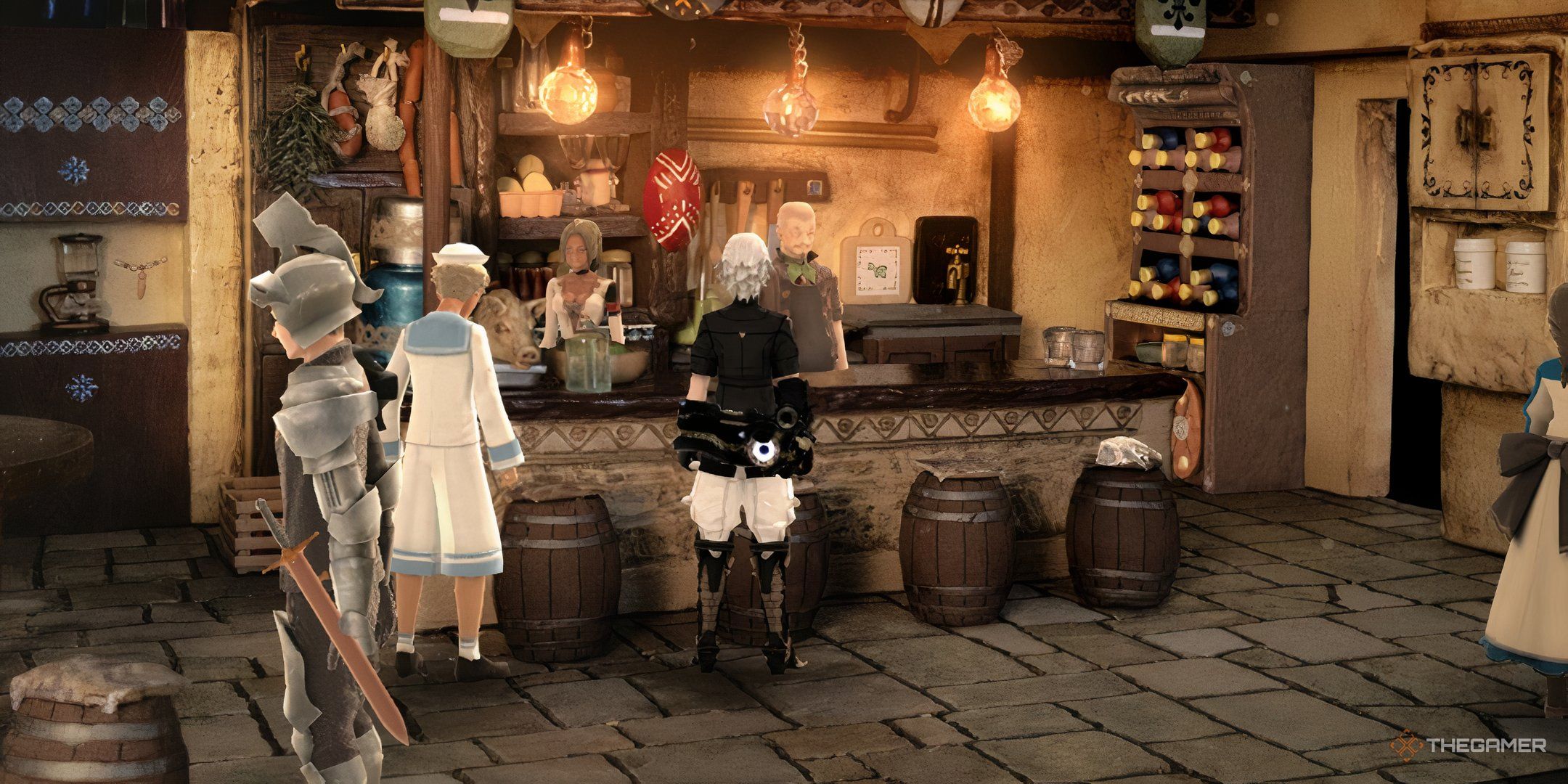 Leo in Sid&rsquo;s bar in en in fantasian neo dimension.