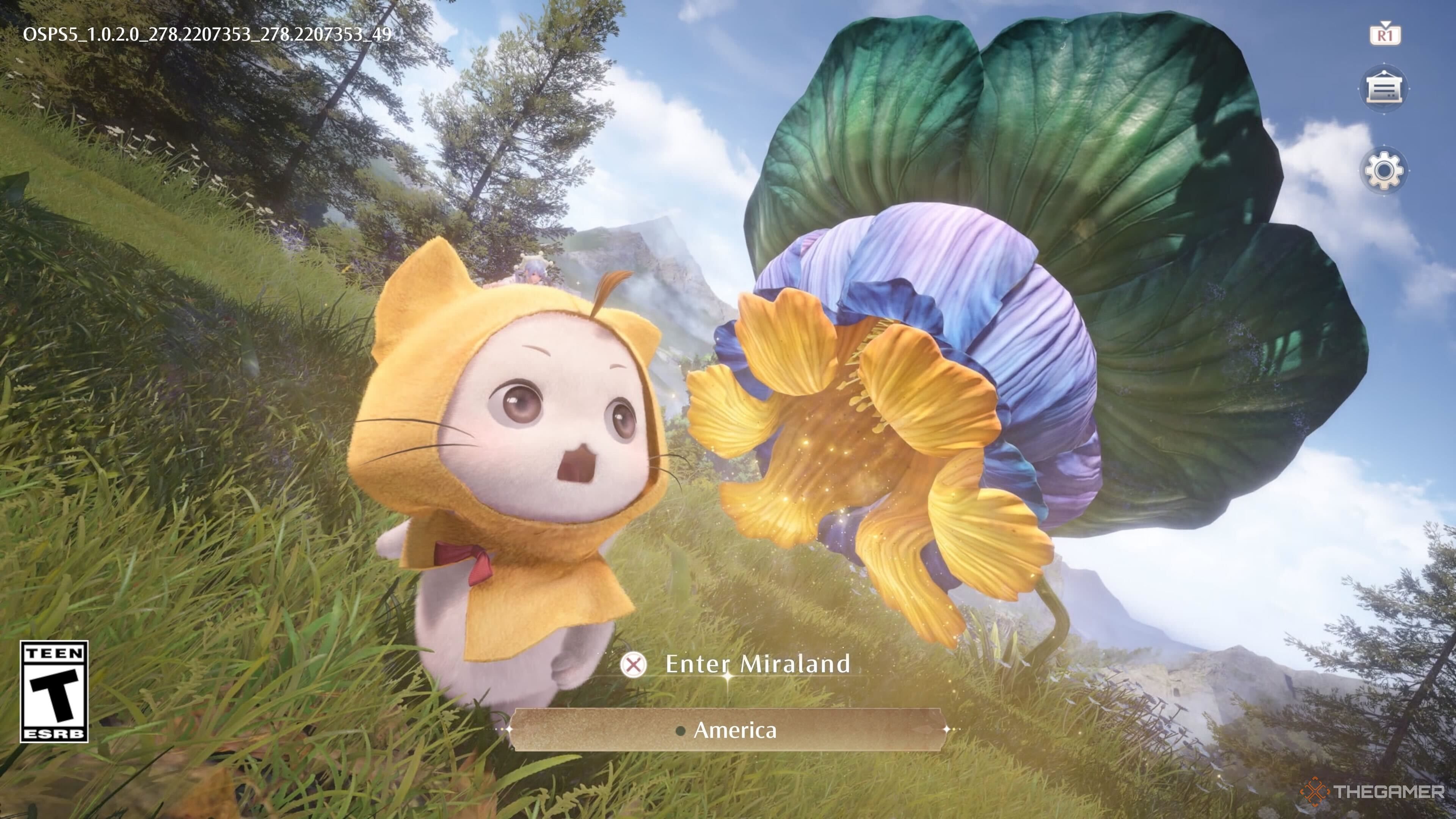 Momo being attacked in the Wishing Woods in the intro to Infinity Nikki.