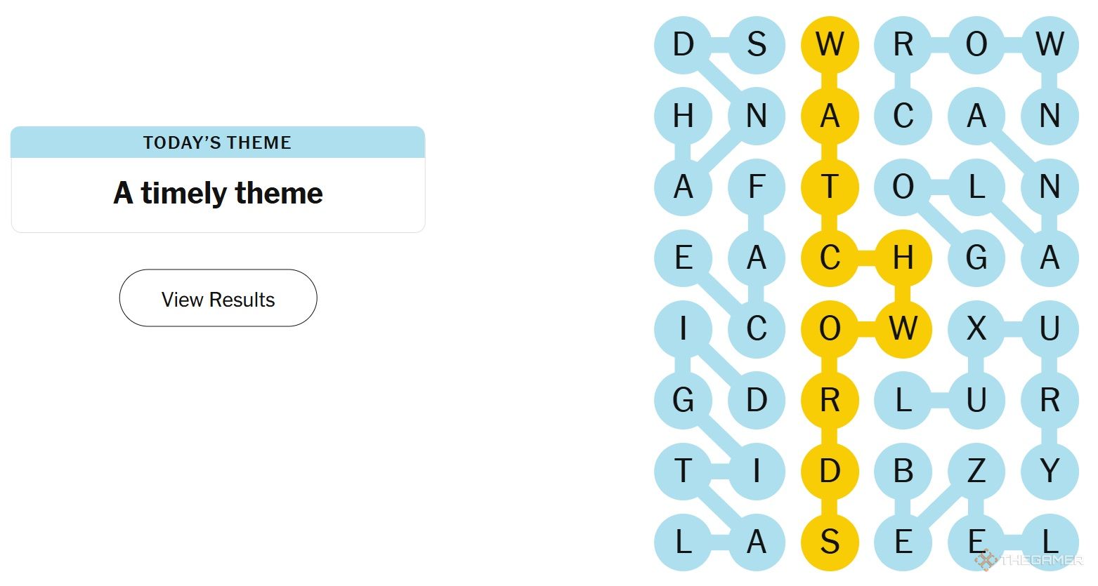 NYT Strands answers for December 8, 2024.