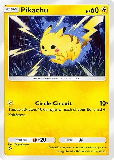 Pikachu from the Pokemon TCG Pocket Mythical Island collection.