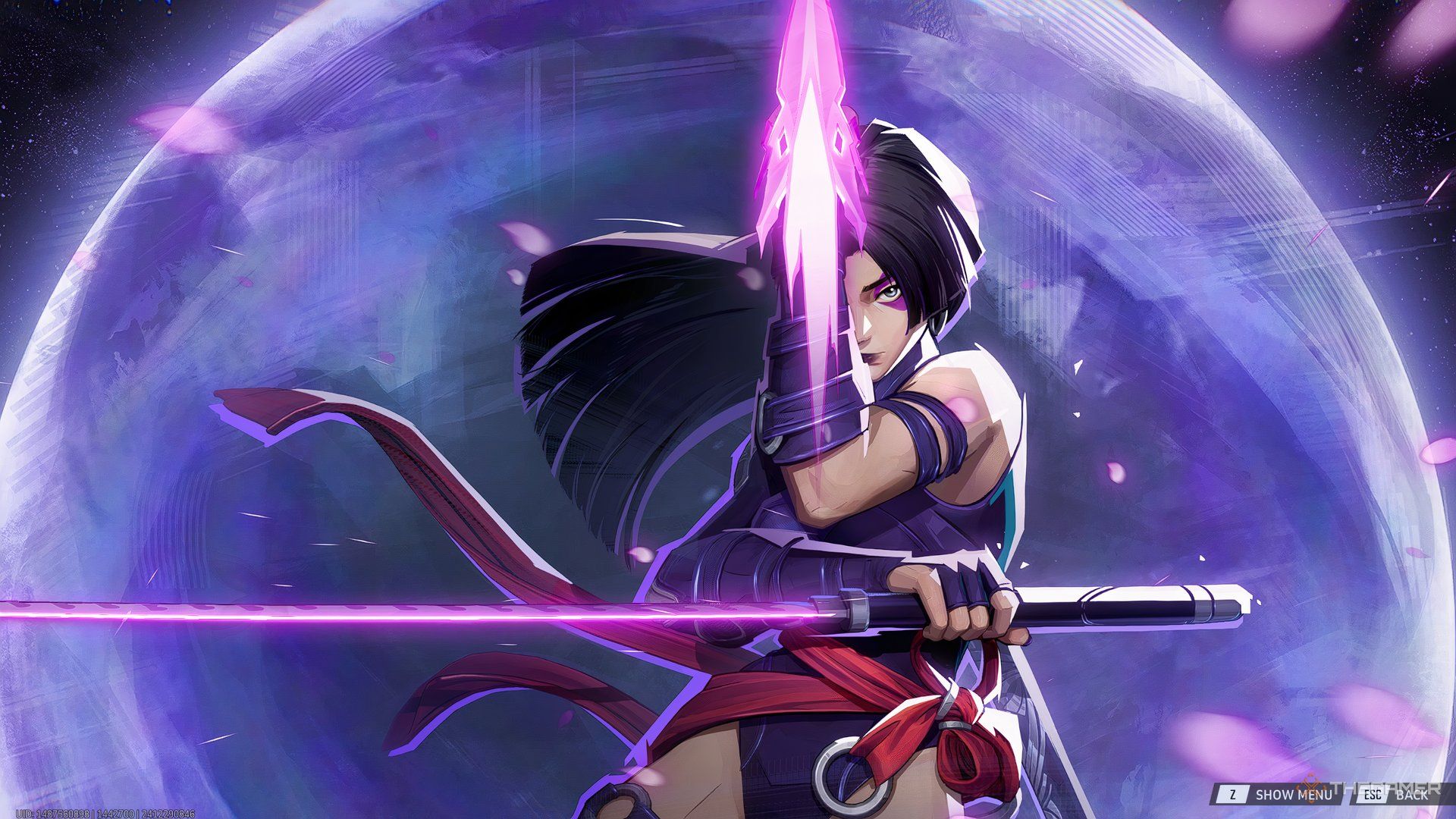 Psylocke MVP screen in Marvel Rivals.