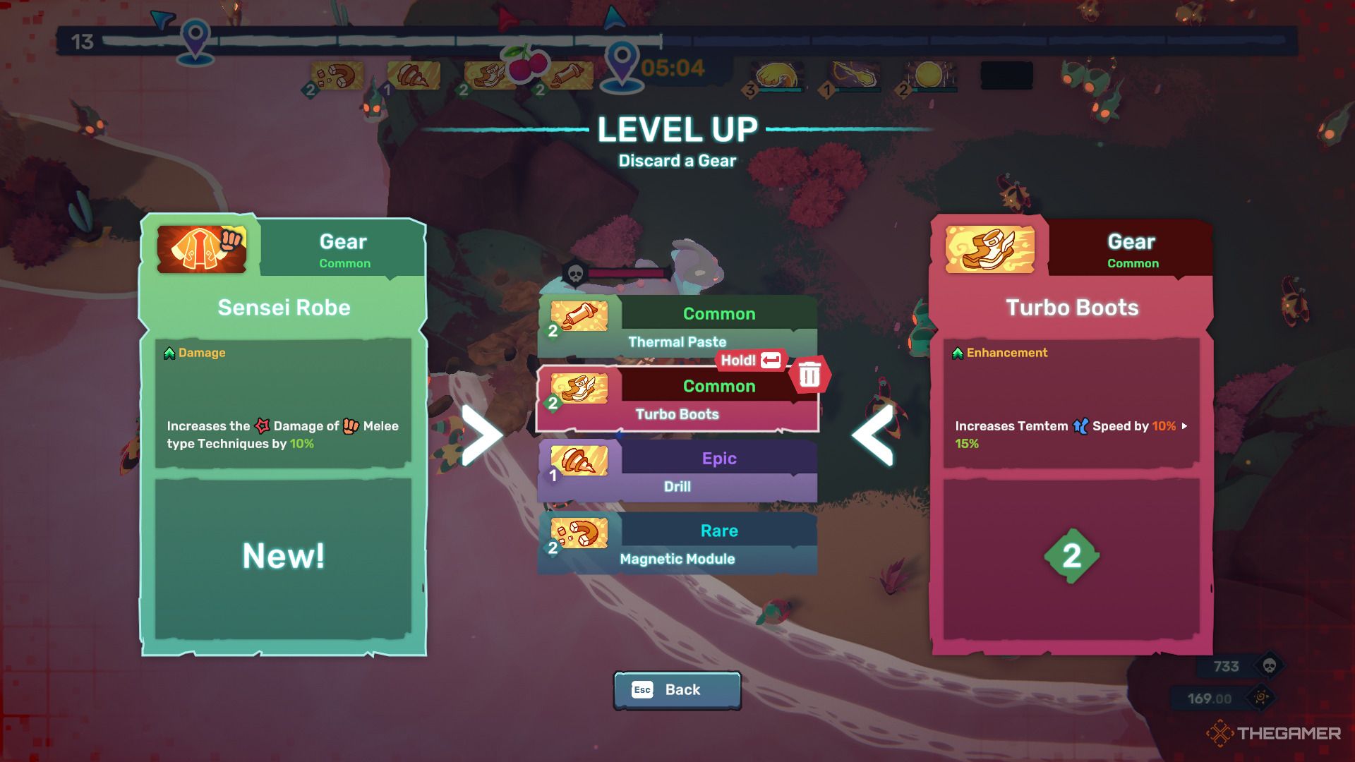 Replacing an ability in Temtem: Swarm.