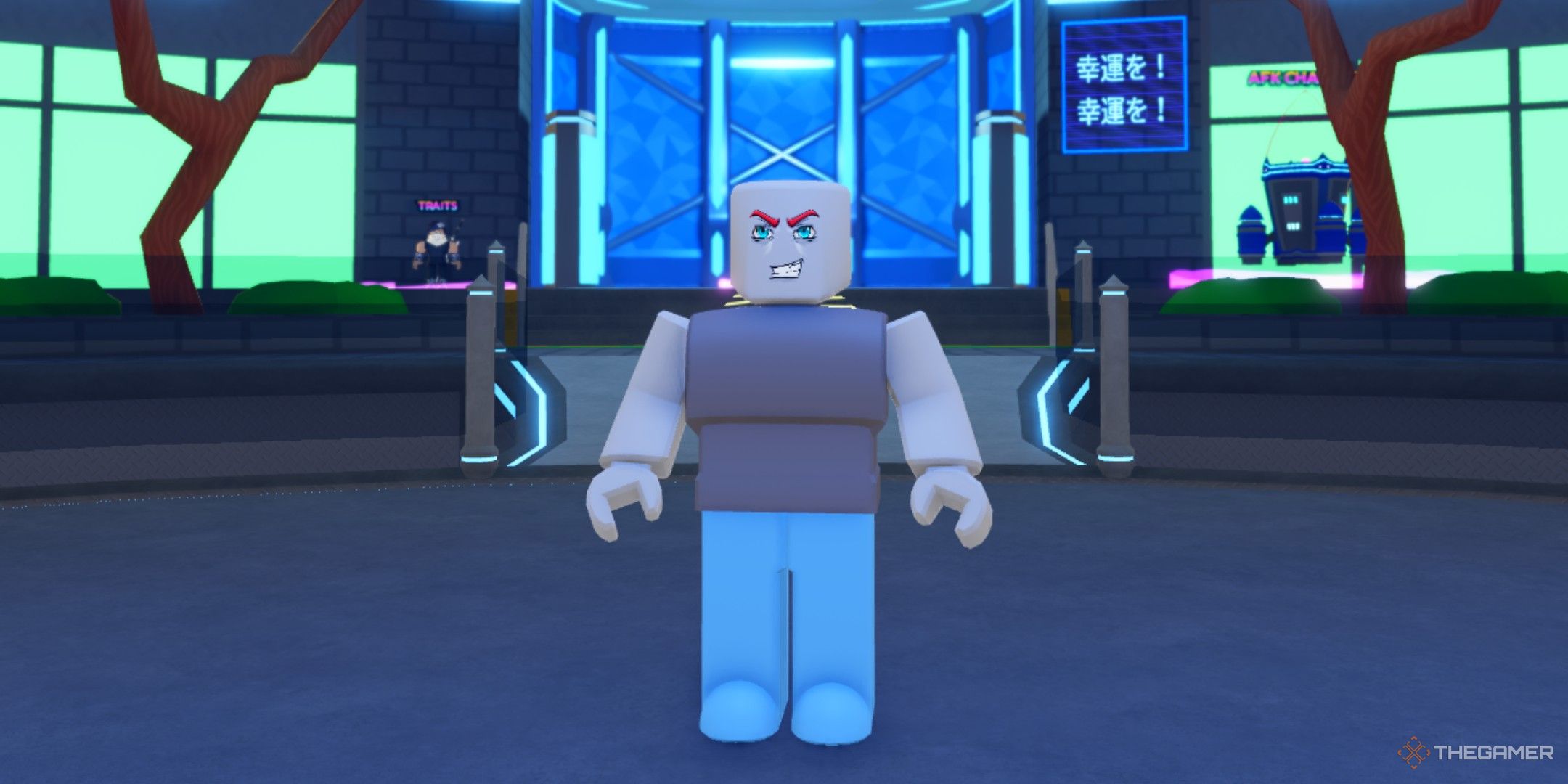 a player in Anime Multiverse on Roblox