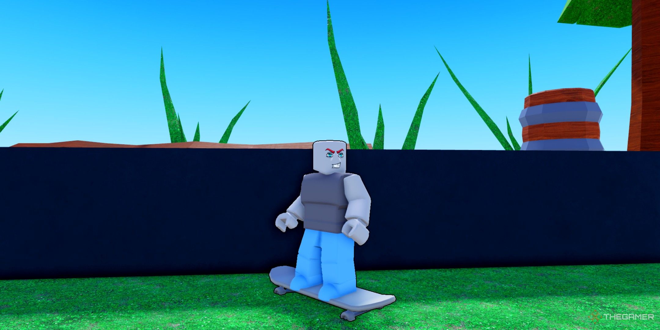 a player in Skateboard Legends on Roblox