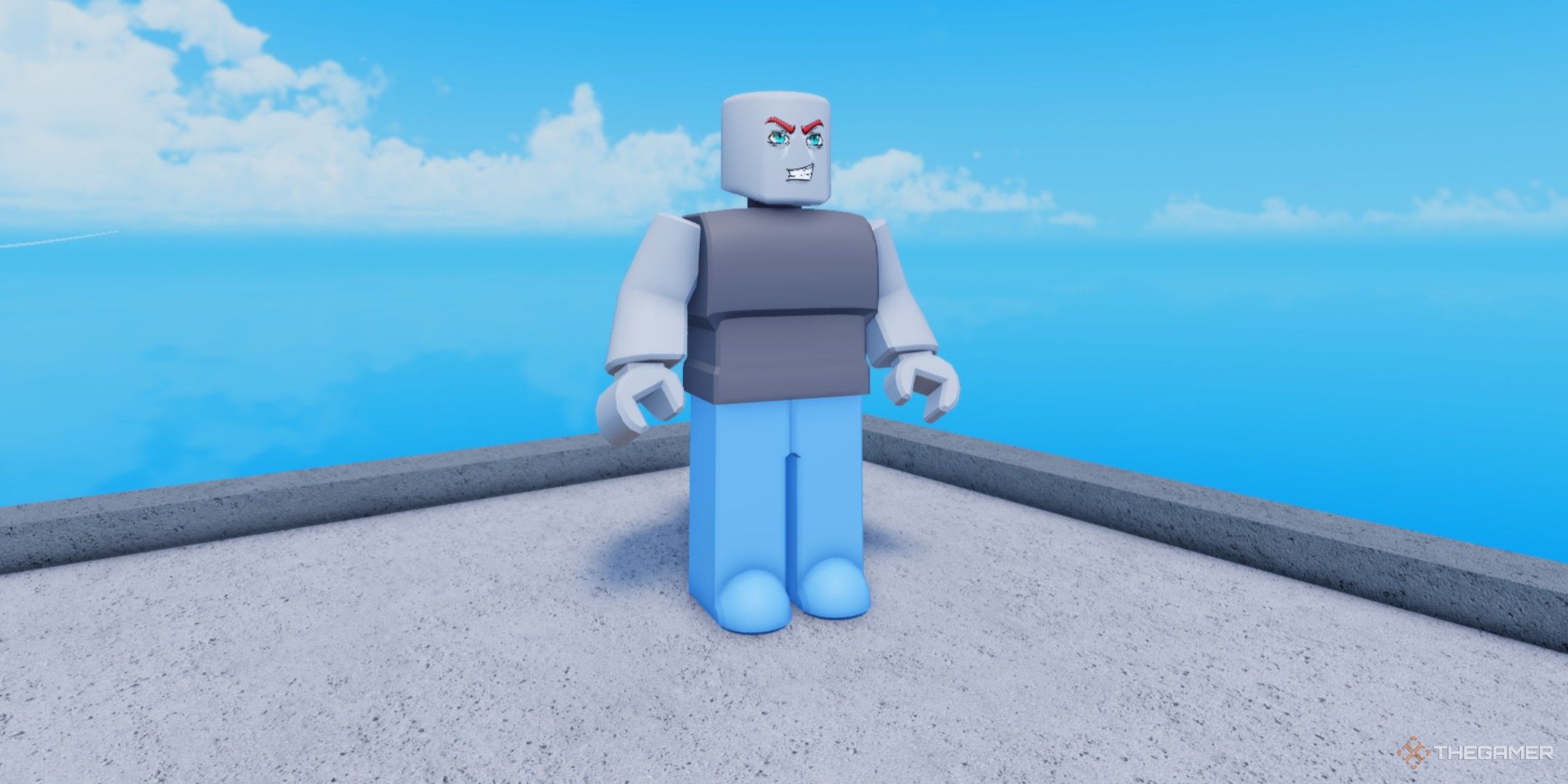 a player in Aura Battles on Roblox