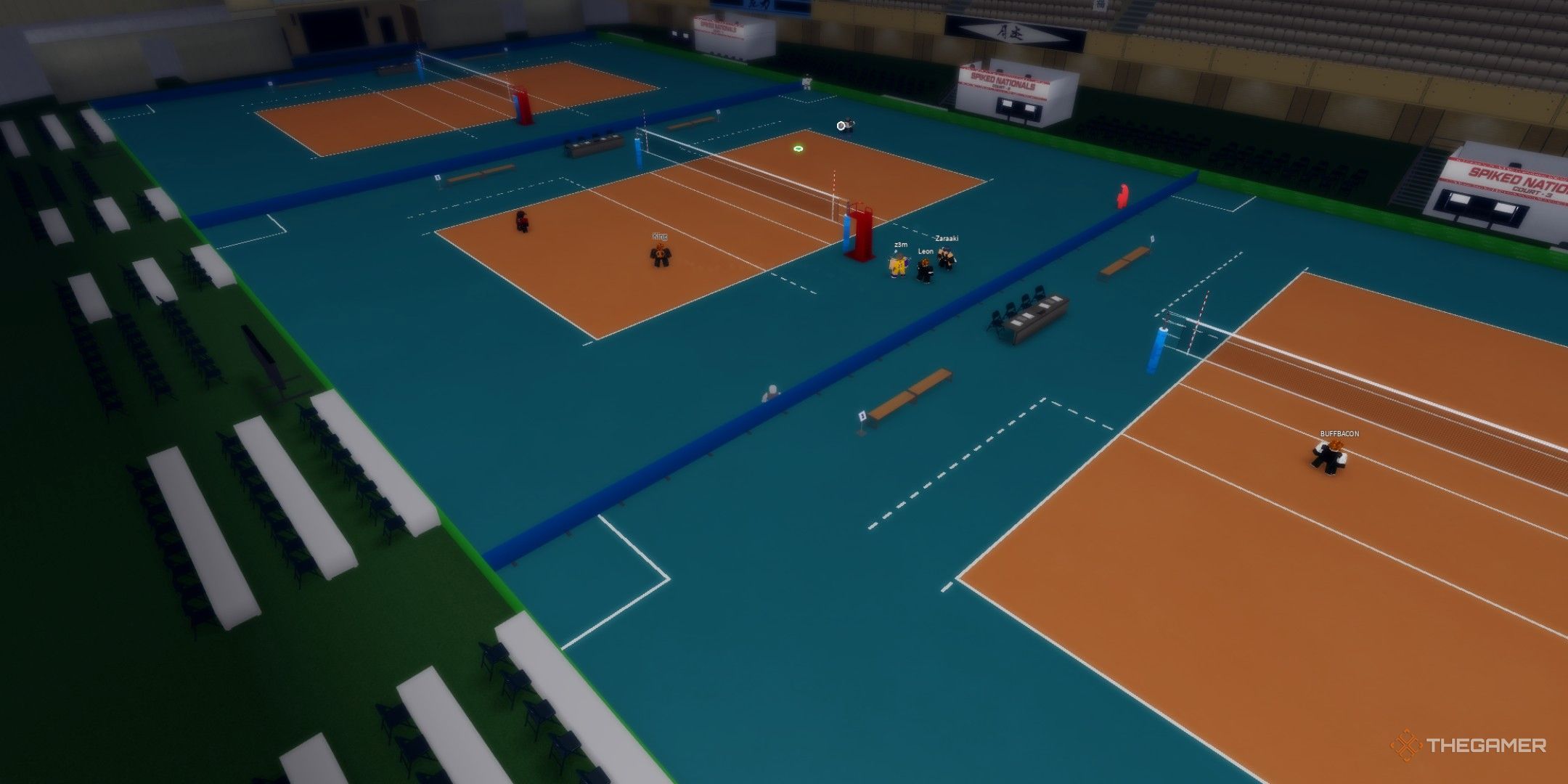 a match in SPIKED on Roblox