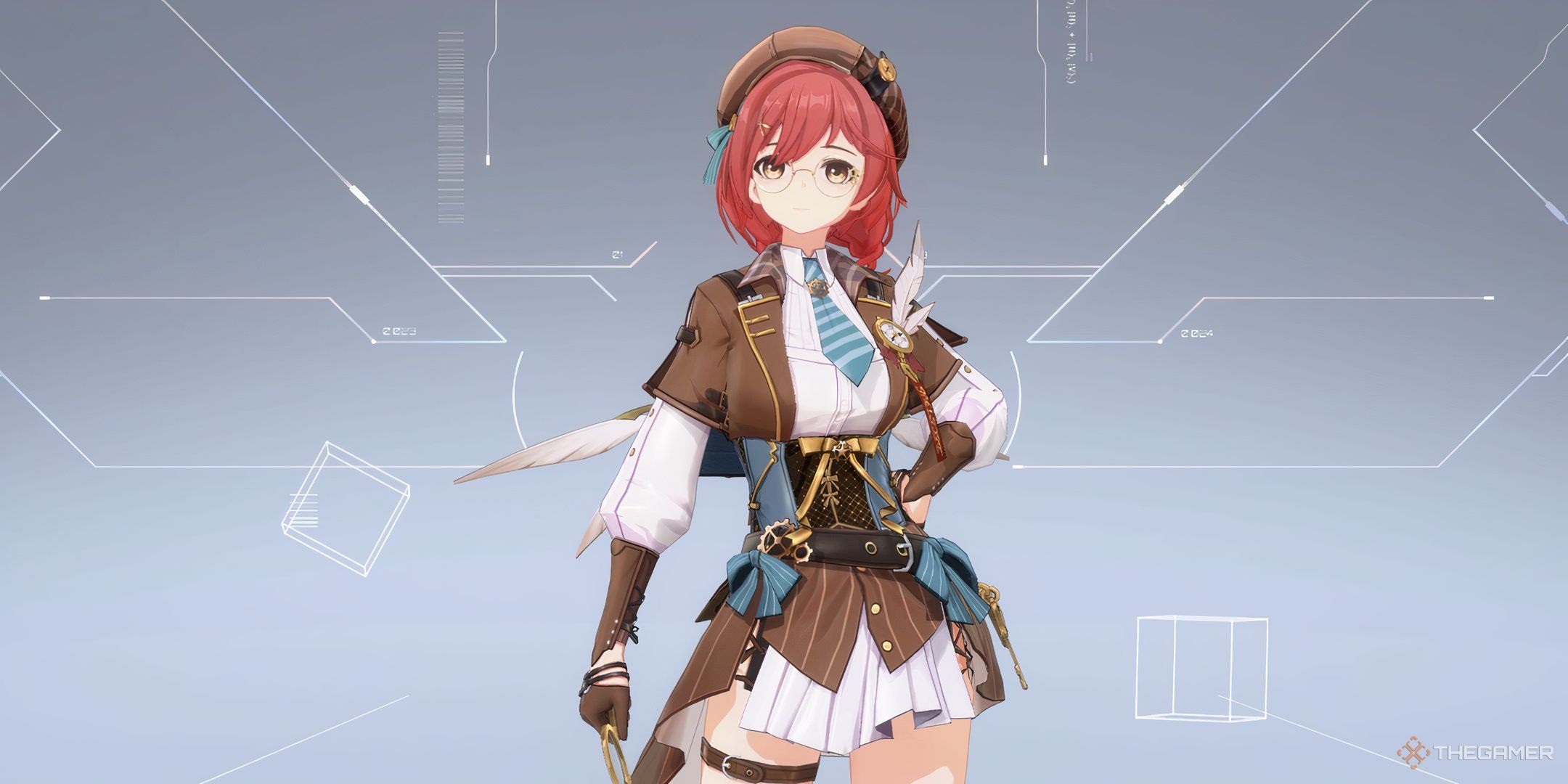 Strinova Maddelena in her Lost Icarus outfit.