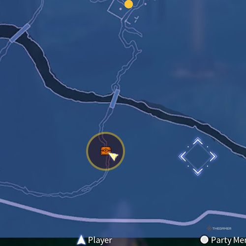 The chest 1 location is displayed on the map in first chapter&rsquo;s quest two in Sword Art Online Fractured Daydream