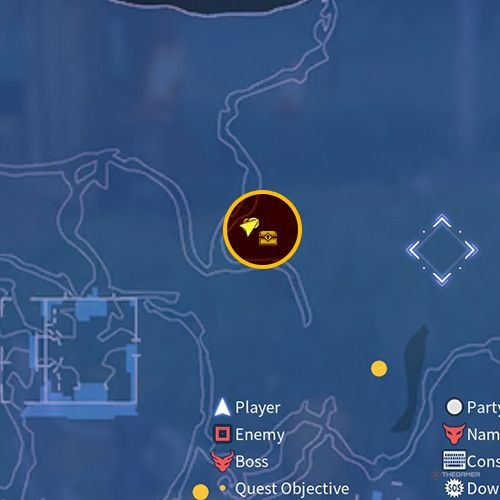 The chest 3 location is displayed on the map in first chapter&rsquo;s quest one in Sword Art Online Fractured Daydream
