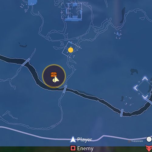 The chest 4 location is displayed on the map in first chapter&rsquo;s quest two in Sword Art Online Fractured Daydream