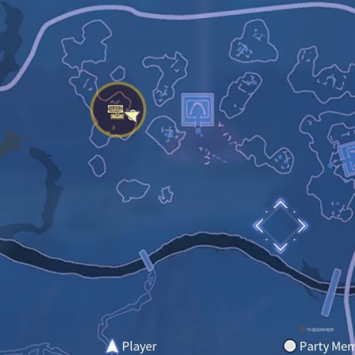 The console 1 location is displayed on the map in first chapter&rsquo;s quest four in Sword Art Online Fractured Daydream