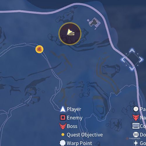 The console no 1 location is displayed on the map in first chapter&rsquo;s quest six in Sword Art Online Fractured Daydream-1