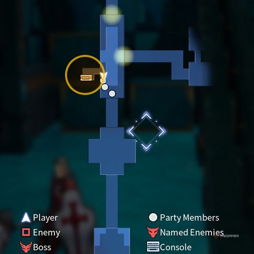 The console no 1 location is displayed on the map in third chapter&rsquo;s quest four in Sword Art Online Fractured Daydream