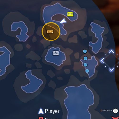 The console no 2 location is displayed on the map in second chapter&rsquo;s quest five in Sword Art Online Fractured Daydream
