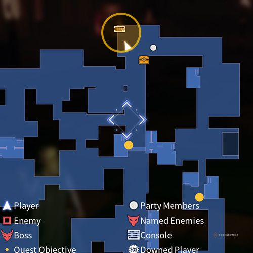 The console no 2 location is displayed on the map in second chapter&rsquo;s side quest three in Sword Art Online Fractured Daydream