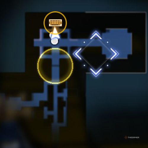 The console number one location is displayed on the map in fifth chapter&rsquo;s quest five in Sword Art Online Fractured Daydream
