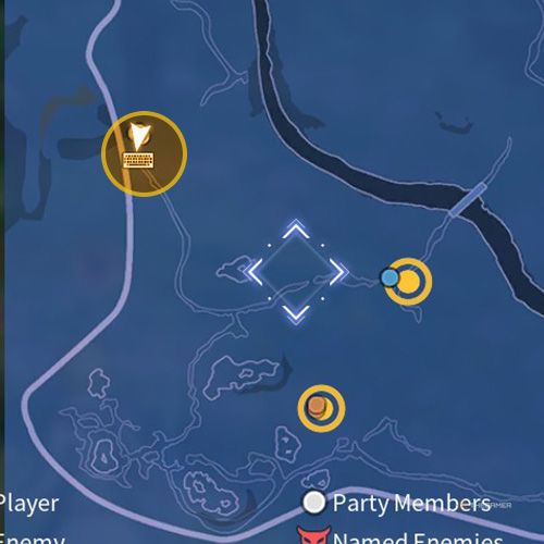 The console number one location is displayed on the map in fifth chapter&rsquo;s quest one in Sword Art Online Fractured Daydream