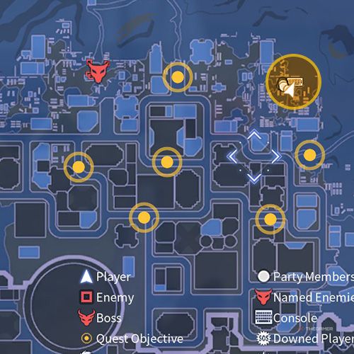 The console number two location is displayed on the map in fifth chapter&rsquo;s quest four in Sword Art Online Fractured Daydream