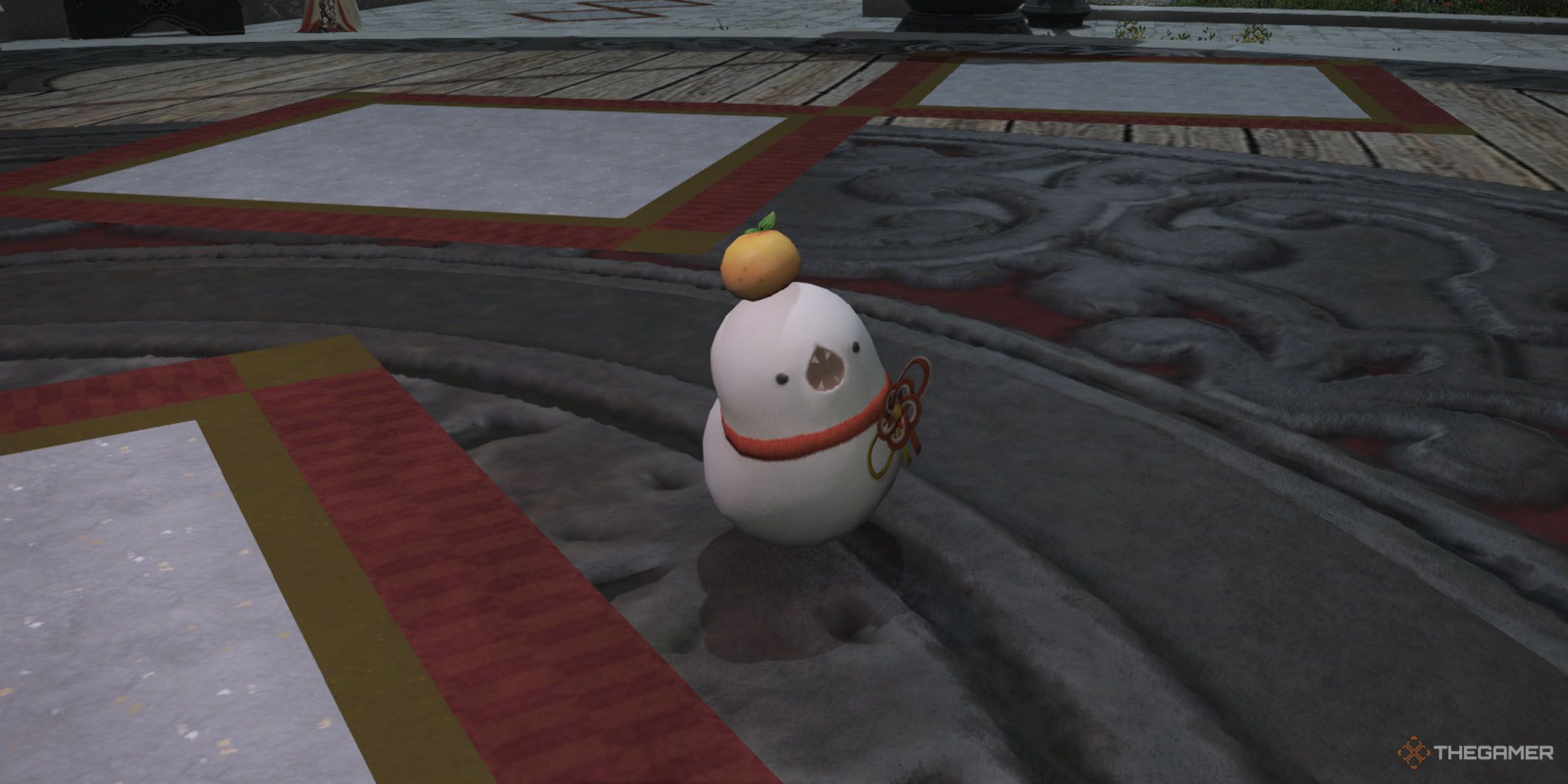 The Great White Tsuchinoko minion in Final Fantasy 14.