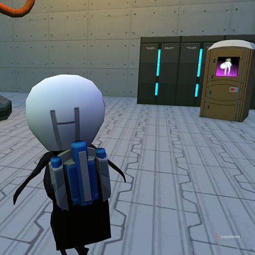 The player finds the Astronaut costume in Amazing Frog
