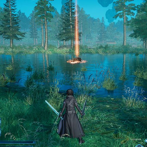 The player is standing next to chest no 2 from the first chapter&rsquo;s fourth quest in Sword Art Online Fractured Daydream