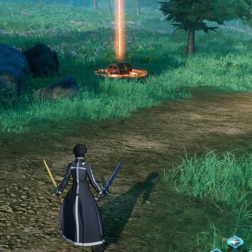The player is standing next to chest no 2 from the first chapter&rsquo;s quest in Sword Art Online Fractured Daydream
