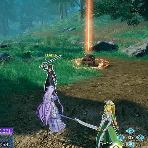 The player is standing next to chest no 6 from the first chapter&rsquo;s fourth quest in Sword Art Online Fractured Daydream