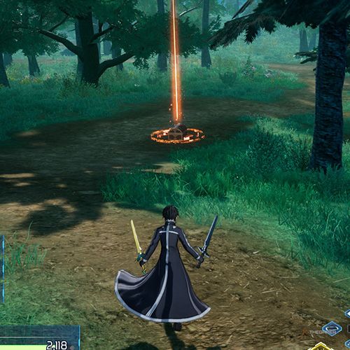The player is standing next to chest no 6 from the first chapter&rsquo;s quest in Sword Art Online Fractured Daydream