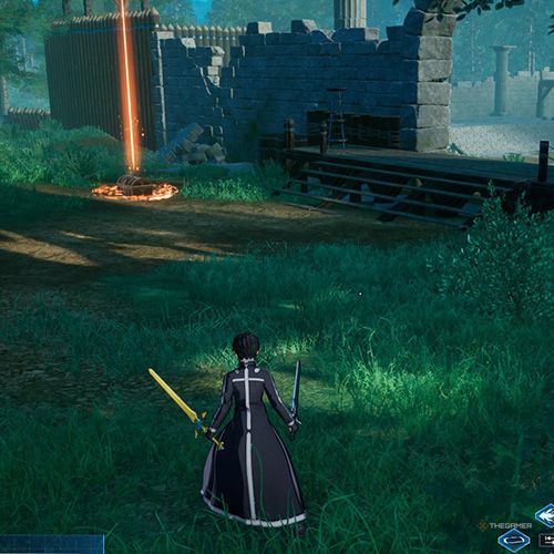 The player is standing next to chest no 7 from the first chapter&rsquo;s quest in Sword Art Online Fractured Daydream
