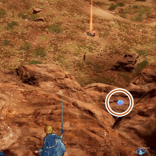 The player is standing next to remnant no 1 from the first chapter&rsquo;s sixth quest in Sword Art Online Fractured Daydream