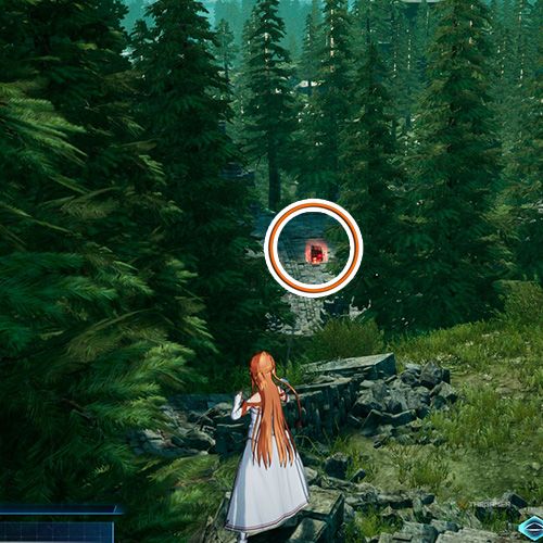The player is standing next to the console 1from the third chapter&rsquo;s third quest in Sword Art Online Fractured Daydream