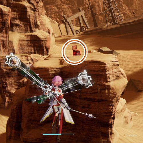 The player is standing next to the console 2 from the first chapter&rsquo;s seventh quest in Sword Art Online Fractured Daydream