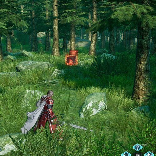 The player is standing next to the console no 1 from the second chapter&rsquo;s second quest in Sword Art Online Fractured Daydream