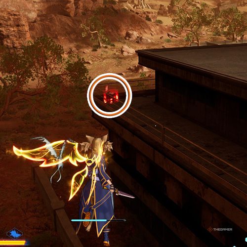 The player is standing next to the console no 1 from the second chapter&rsquo;s third quest in Sword Art Online Fractured Daydream