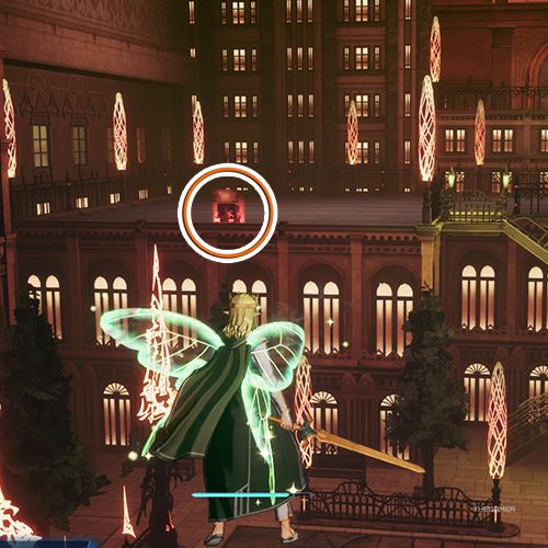 The player is standing next to the console no 1 from the second chapter&rsquo;s third side quest in Sword Art Online Fractured Daydream