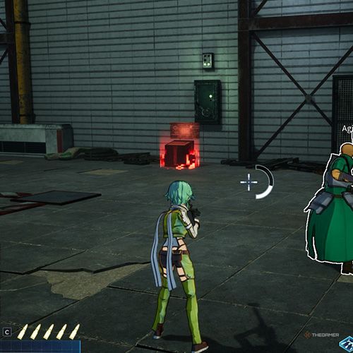 The player is standing next to the console no 2 from the fifth chapter&rsquo;s fifth quest in Sword Art Online Fractured Daydream