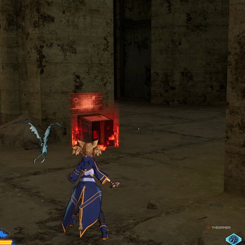 The player is standing next to the console no 2 from the second chapter&rsquo;s first side quest in Sword Art Online Fractured Daydream