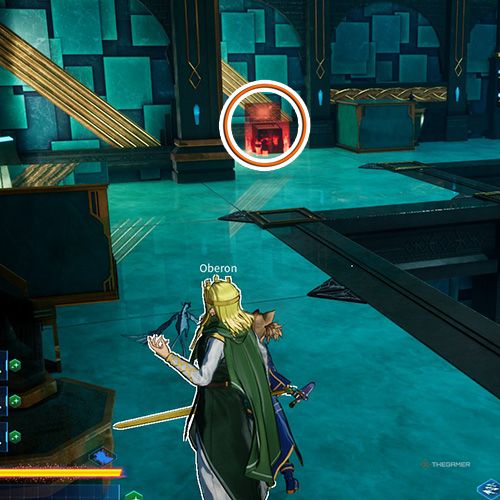 The player is standing next to the console no 2 from the third chapter&rsquo;s fifth quest in Sword Art Online Fractured Daydream