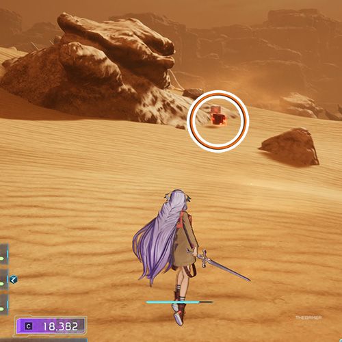 The player is standing next to the console no 2 from the third chapter&rsquo;s first quest in Sword Art Online Fractured Daydream