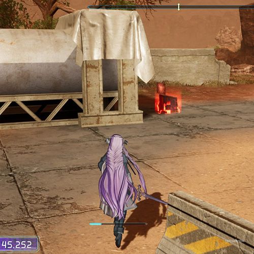 The player is standing next to the console two from the fifth chapter&rsquo;s fourth quest in Sword Art Online Fractured Daydream