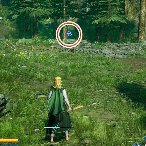 بازیکن در کنار سلول داده از تلاش جانبی پنجم فصل چهارم در Sword Art Online Fractured Daydream ایستاده است.