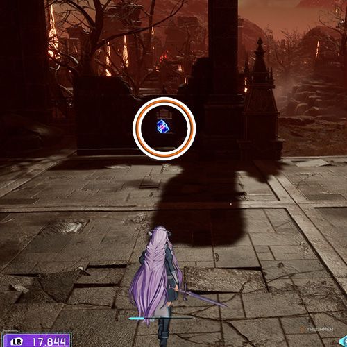 بازیکن در کنار سلول داده از اولین تلاش فصل چهارم در Sword Art Online Fractured Daydream ایستاده است.