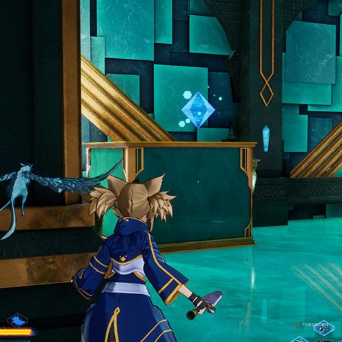 The player is standing next to the remant no 2 from the third chapter&rsquo;s fifth quest in Sword Art Online Fractured Daydream